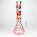 14" Cartoon Glow In The Dark 9 mm glass bong [PIP835] Glass Bong NIBO Distribution