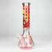 14" Cartoon Glow In The Dark 9 mm glass bong [PIP835] Glass Bong NIBO Distribution Design C