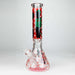 14" Cartoon Glow In The Dark 9 mm glass bong [PIP835] Glass Bong NIBO Distribution Design E