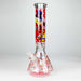 14" Cartoon Glow In The Dark 9 mm glass bong [PIP835] Glass Bong NIBO Distribution Design F