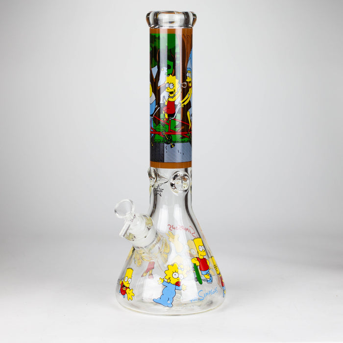 14" Cartoon 9 mm glass bong [PIP789] Glass Bong NIBO Distribution Design F