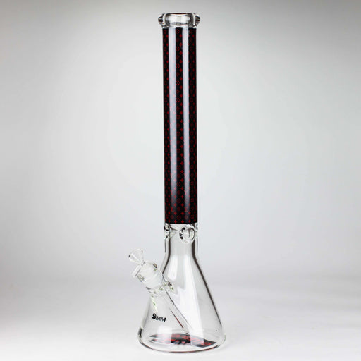 20" Luxury Pattern 9mm glass bong [PIP872] Glass Bong NIBO Distribution Design A