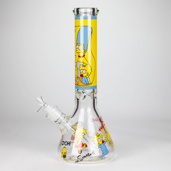 14" Cartoon 9 mm glass bong [PIP789] Glass Bong NIBO Distribution