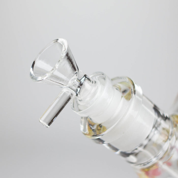 14" Yellow Family Cartoon 9 mm glass bongs [PIP789] Glass Bong NIBO Distribution