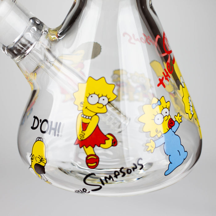 14" Cartoon 9 mm glass bong [PIP789] Glass Bong NIBO Distribution