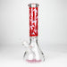 14" Hemp Weed 9mm glass bong [PIP845] Glass Bong NIBO Distribution Red