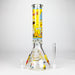 14" Yellow Family Cartoon 9 mm glass bongs [PIP789] Glass Bong NIBO Distribution