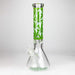 14" Hemp Weed 9mm glass bong [PIP845] Glass Bong NIBO Distribution Green