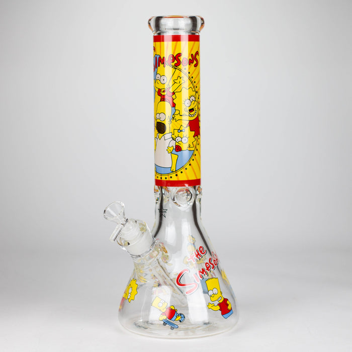 14" Cartoon 9 mm glass bong [PIP789] Glass Bong NIBO Distribution Design B