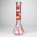 14" Cartoon Glow In The Dark 9 mm glass bong [PIP835] Glass Bong NIBO Distribution Design A