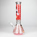 14" Cartoon Glow In The Dark 9 mm glass bong [PIP835] Glass Bong NIBO Distribution