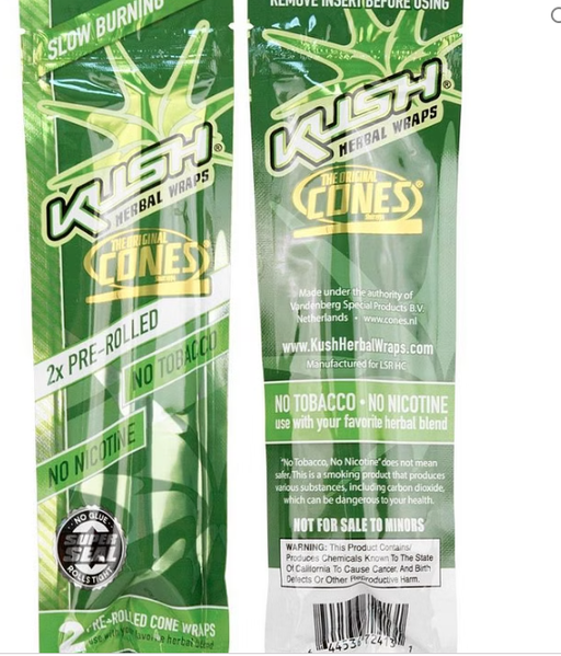KUSH® | Hemp Cone wrap - 15 packs Leaf Wrap NIBO Distribution Original