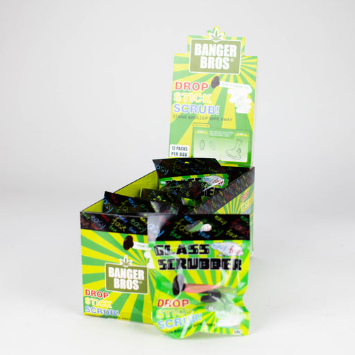 Banger Bros | Magnetic Glass Bong Cleaner Box of 12 Brush 777 Smoke