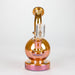 Z7" Solid Color Electroplate Rig with Banger and Bowl Glass Rig 777 Smoke
