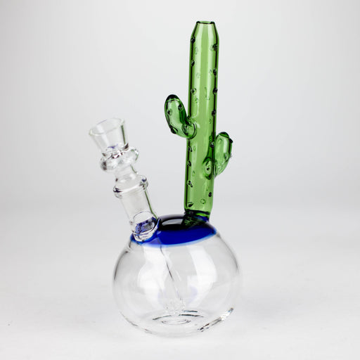 8" Cactus Design Bong Glass Bong Bongzie Smokes