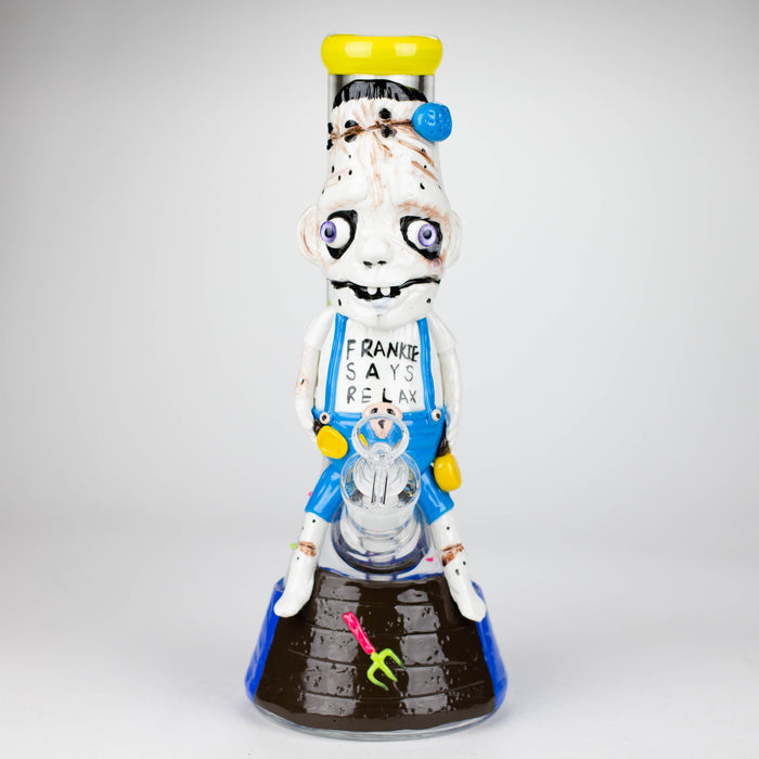 13" Resin 3D Monster Hare 7mm glass beaker [DY512] Resin · Silicone · Plastic Bong DY Glass