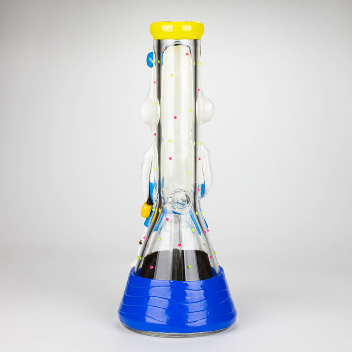 13" Resin 3D Monster Hare 7mm glass beaker [DY512] Resin · Silicone · Plastic Bong DY Glass