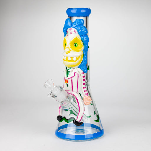 13" Resin 3D artwork 7mm Clown glass beaker [DY511] Resin · Silicone · Plastic Bong DY Glass