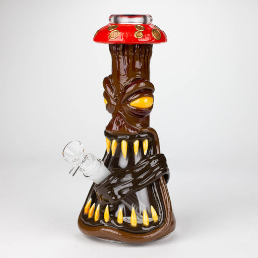 10" Resin 3D Spore Fiend glass beaker [DY384] Resin · Silicone · Plastic Bong DY Glass