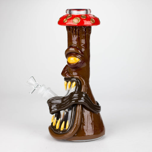 10" Resin 3D Spore Fiend glass beaker [DY384] Resin · Silicone · Plastic Bong DY Glass