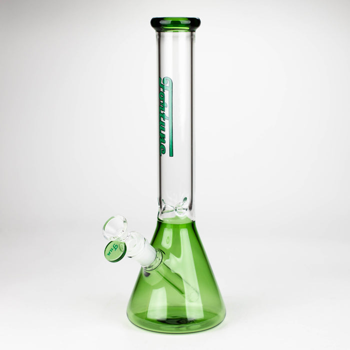Fortune | 12“ 4mm Color Beaker Bong [123804] Glass Bong Fortune Green