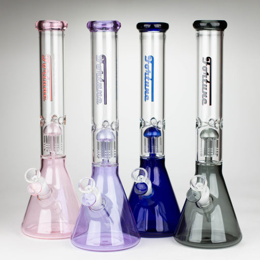 Fortune | 14" 6 Arms Percolator Glass Bong [144404p] Glass Bong Fortune