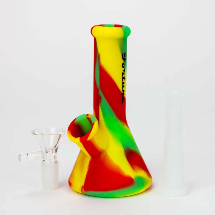 Fortune | 5" Silicone Bong-Assorted [SP1038] Resin · Silicone · Plastic Bong Fortune