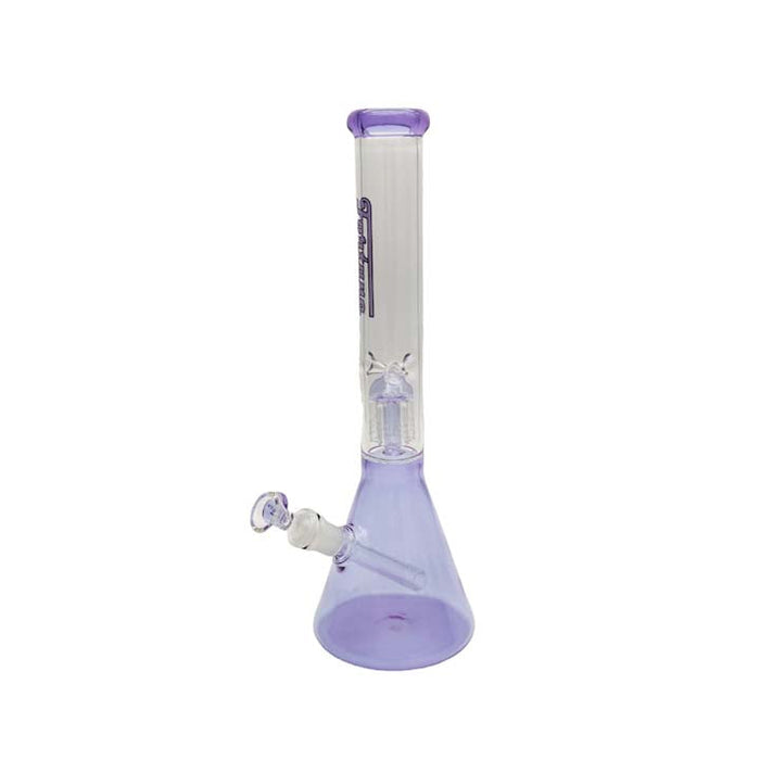 Fortune | 14" 6 Arms Percolator Glass Bong Glass Bong Fortune Purple