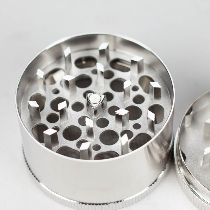 2" 4 parts Metal grinder Box of 12 Display Pack Canadian Distributor