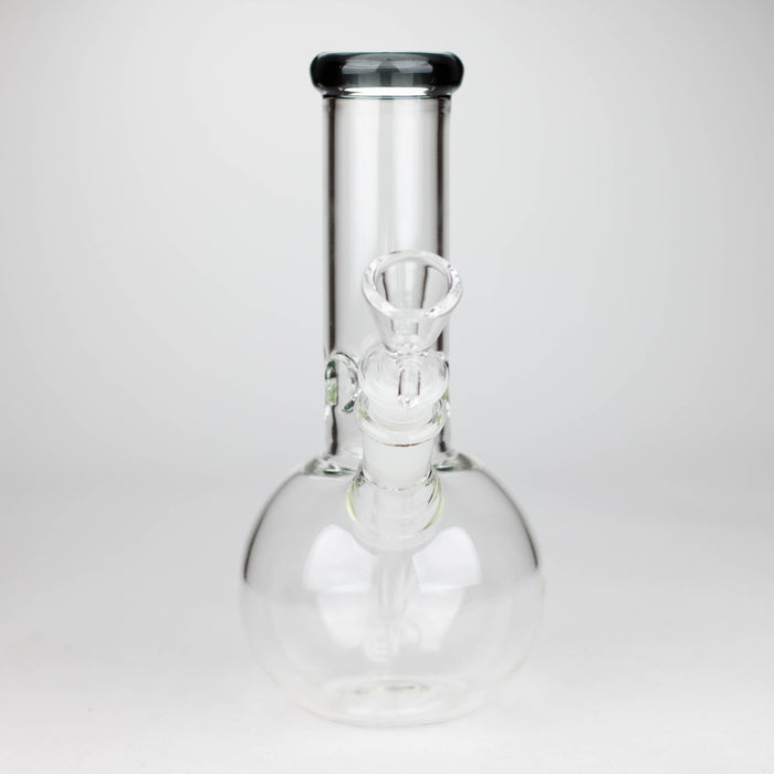 9" Round base glass bong Glass Bong Bongzie Smokes