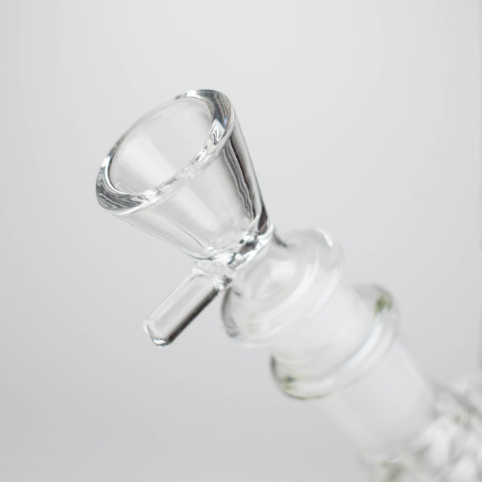 9" Round base glass bong Glass Bong Bongzie Smokes