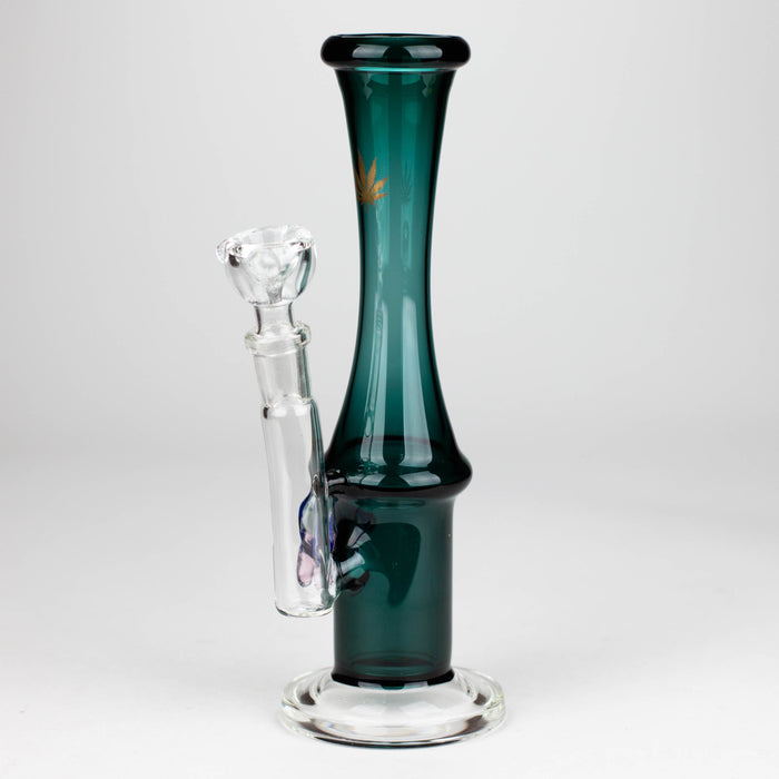 10" Color tube glass bong with eye Glass Bong Bongzie Smokes GREEN