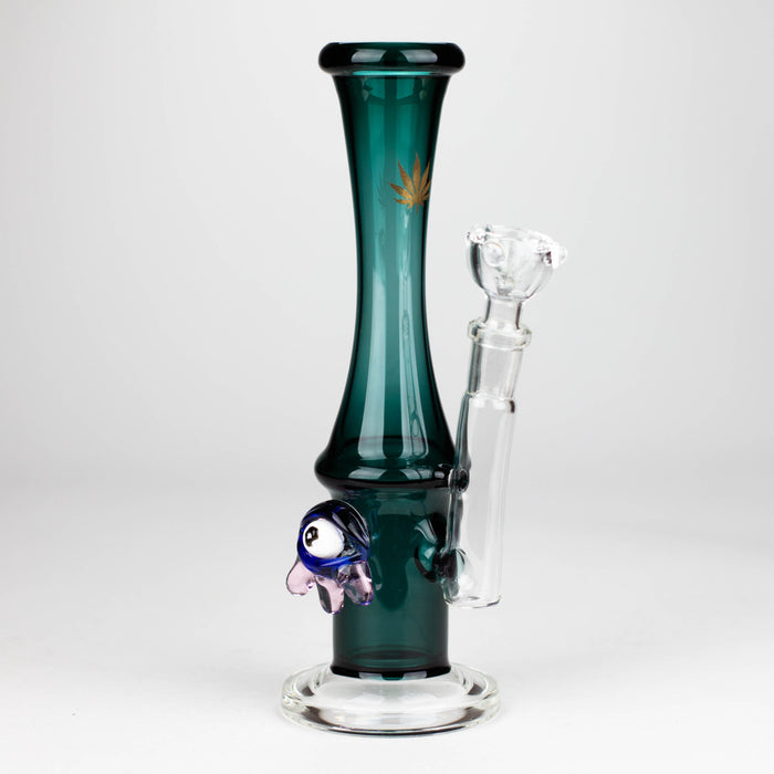 10" Color tube glass bong with eye Glass Bong Bongzie Smokes