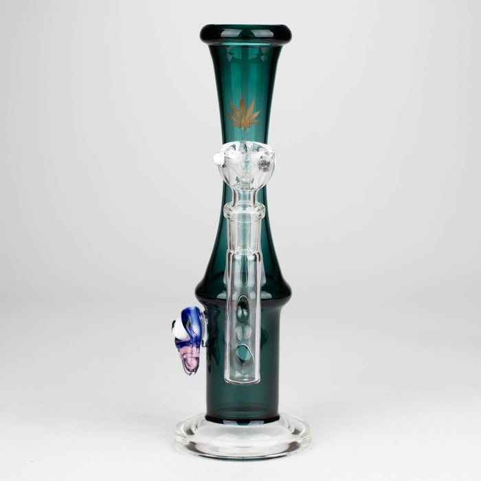 10" Color tube glass bong with eye Glass Bong Bongzie Smokes