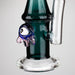 10" Color tube glass bong with eye Glass Bong Bongzie Smokes