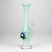 10" Color tube glass bong with eye Glass Bong Bongzie Smokes SEA GREEN