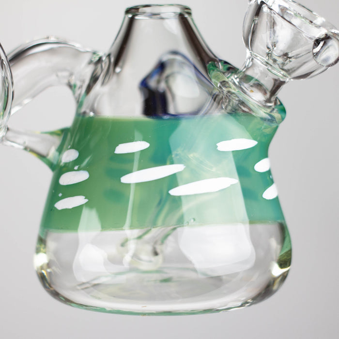 4" Cone bubbler with eye decoration-Assorted Glass Bong Bongzie Smokes