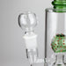 14" Color accented percolator glass bong with ball & Arm diffuser Glass Bong Bongzie Smokes