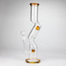 16" Zig-zag glass bong with percolator Glass Bong Bongzie Smokes