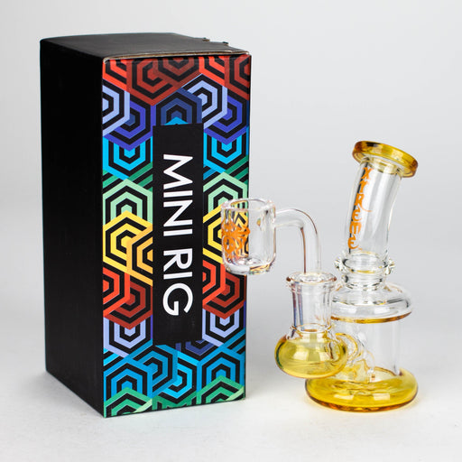 Xtreme | 4.5" Oil Rig with quartz banger [R027] Glass Rig Canadian Distributor