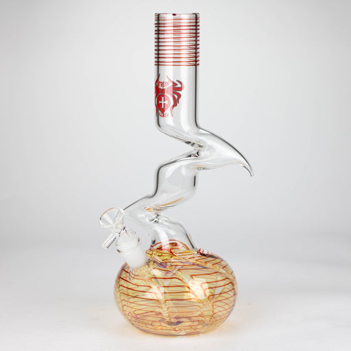 Xtreme | 12" Zig Zag glass water bong [AK822] Glass Bong Canadian Distributor