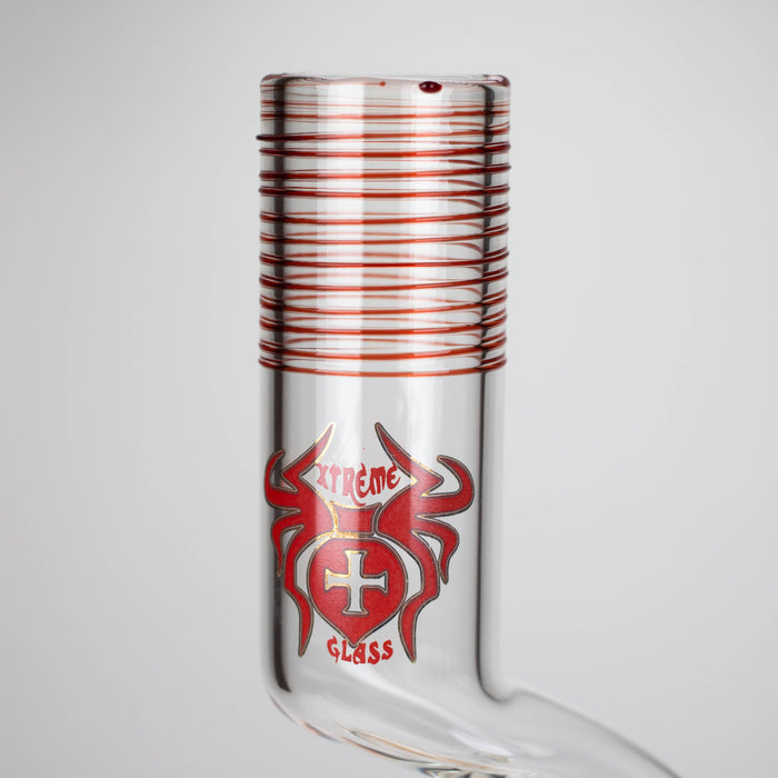 Xtreme | 12" Zig Zag glass water bong [AK822] Glass Bong Canadian Distributor