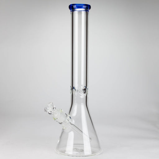 16" Classic beaker Glass Bong 7mm [C4102-B] Glass Bong Canadian Distributor Light Blue