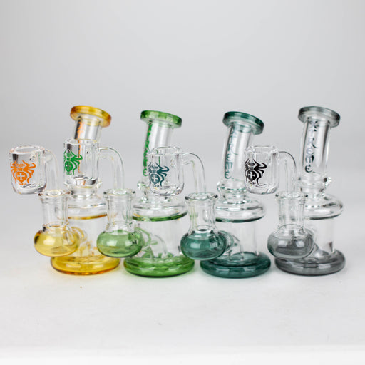 Xtreme | 4.5" Oil Rig with quartz banger [R027] Glass Rig Canadian Distributor