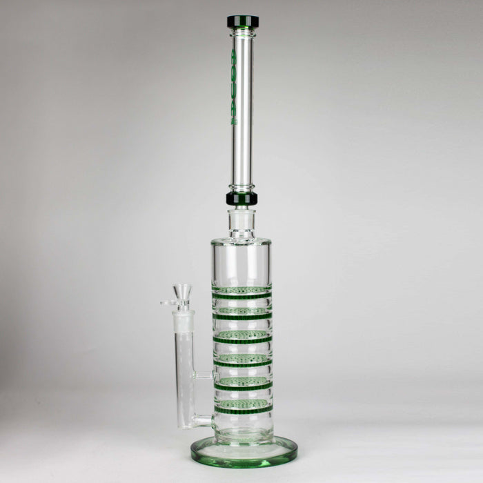 AQUA | 21 " 2-in-1 Multi level honeycomb diffuser glass bong [AQUA019] Glass Bong Canadian Distributor