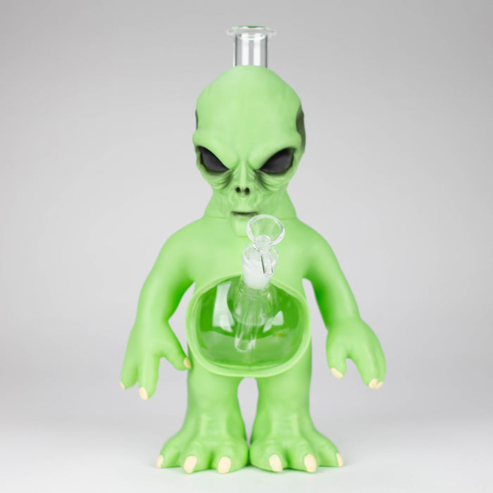 13" Vinyl alien water pipe [YS-216] Resin · Silicone · Plastic Bong JJ Distribution