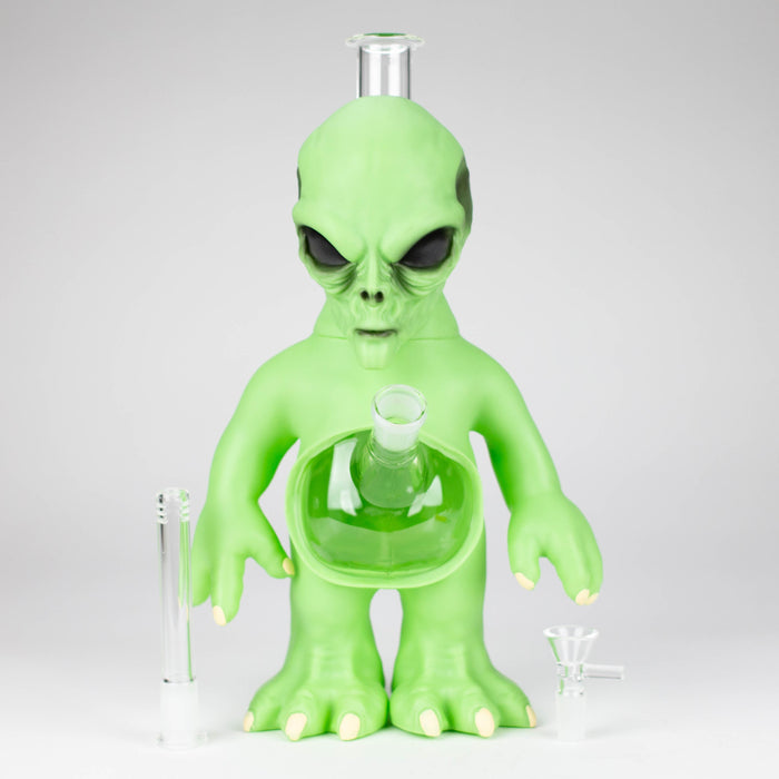 13" Vinyl alien water pipe [YS-216] Resin · Silicone · Plastic Bong JJ Distribution