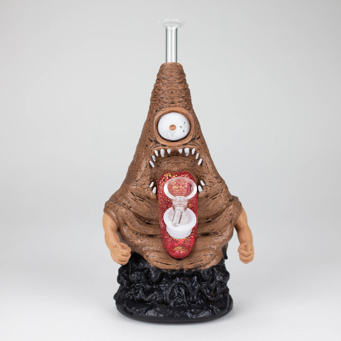 8.6" Vinyl Swamp Monster water pipe Resin · Silicone · Plastic Bong YHS Smoke
