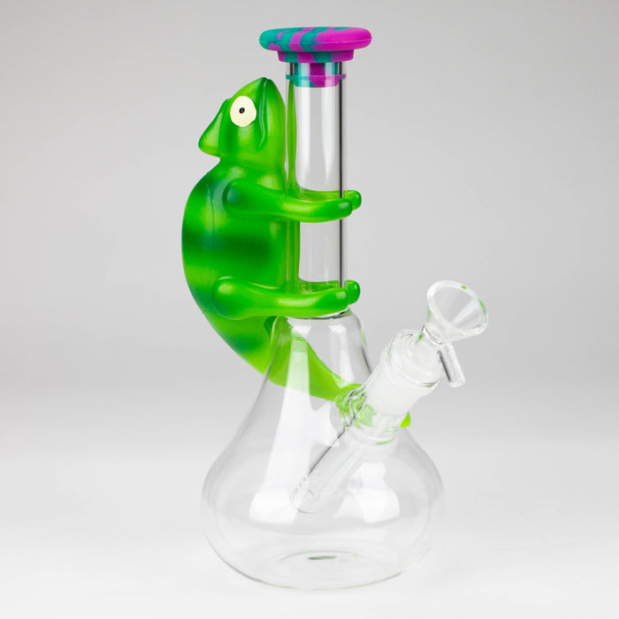 8.5" chameleon glass beaker water pipe Glass Bong YHS Smoke