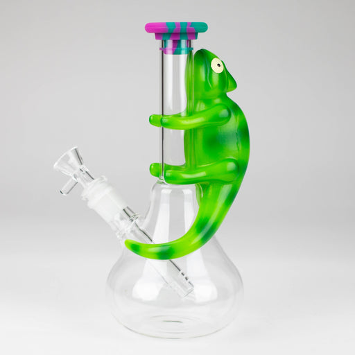 8.5" chameleon glass beaker water pipe Glass Bong YHS Smoke